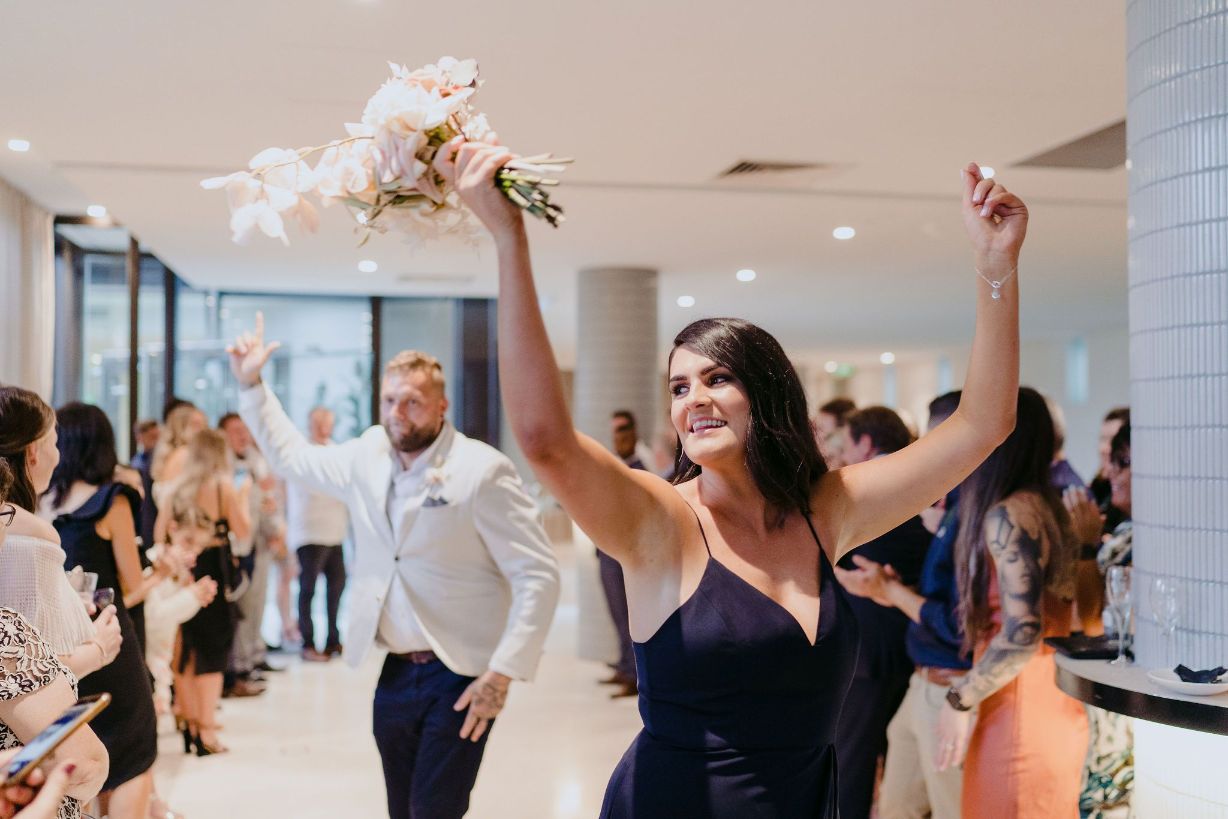 Melbourne wedding party entrances