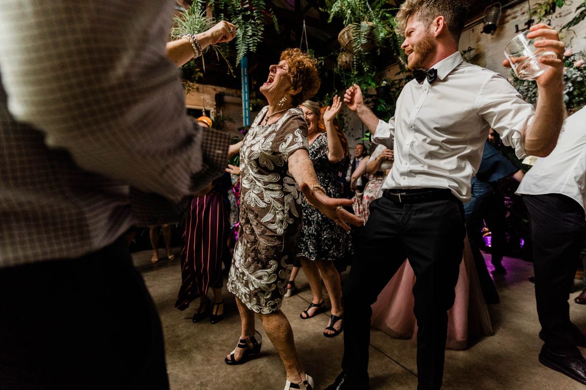 Glasshaus Inside Melbourne Wedding Dancing