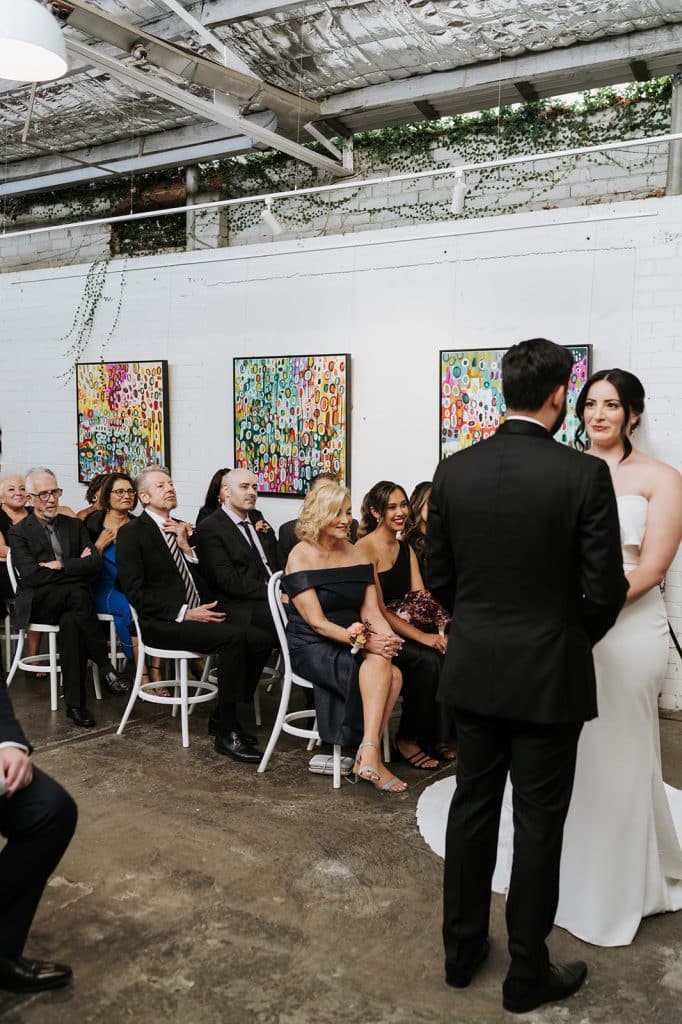 The Gallery at Nudo Wedding Venue The Button Factory with DJ Aleks Mac Photographed by Art of Grace